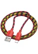 Дата кабель Hoco X116 Meridian USB to Lightning 2.4A (1m) Gradient Red Mix