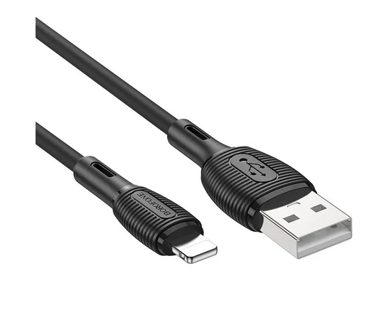 Дата кабель Borofone BX86 Advantage USB to Lightning (1m) Black