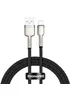 Дата кабель Baseus Cafule Series Metal USB to Lightning 2.4A (1m) (CALJK-A0) Black
