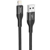 Дата кабель Hoco X72 Creator silicone USB to Lightning (1m) Black