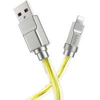 Дата кабель Hoco U113 Solid 2.4A USB to Lightning (1m) Gold