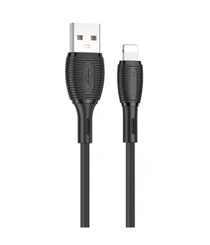 Дата кабель Borofone BX86 Advantage USB to Lightning (1m) Black