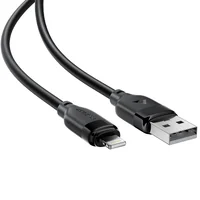 Дата кабель Acefast C16-02 USB to Lightning 2.4A (1.2m) Black