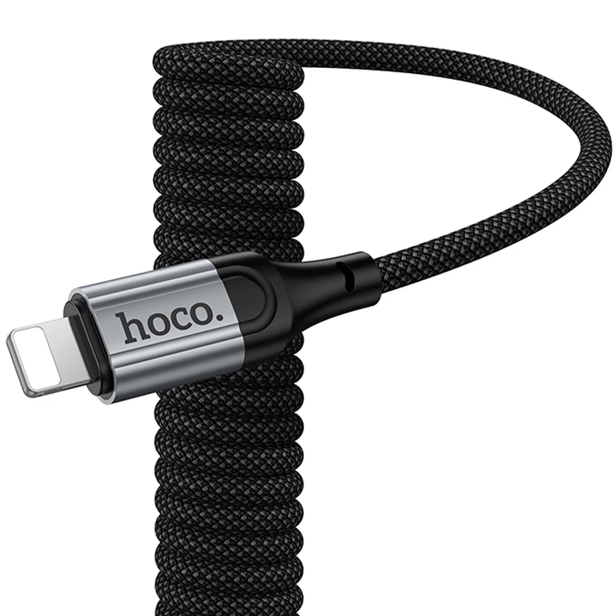 Дата кабель Hoco X121 Nuevo USB to Lightning 2.4A (1.5m) Black