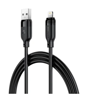 Дата кабель Acefast C16-06 USB to Lightning 2.4A (2m) Black