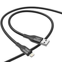 Дата кабель Hoco X72 Creator silicone USB to Lightning (1m) Black