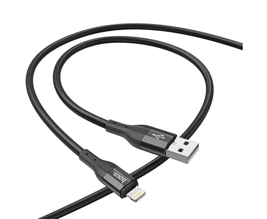 Дата кабель Hoco X72 Creator silicone USB to Lightning (1m) Black