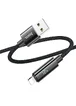 Дата кабель Hoco U125 Benefit 2.4A USB to Lightning (1.2m) Black