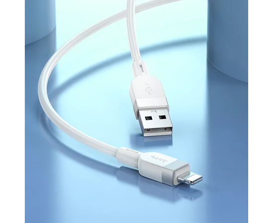Дата кабель Hoco X109 Energy silicone USB to Lightning (1m) White