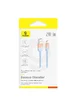 Дата кабель Baseus Discolor Series Fast Charging USB to Lightning 2.4A (1m) (P10374900) Galaxy Blue