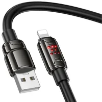 Дата кабель Hoco U143 Joy USB to Lightning 2.4A (1.2m) Black
