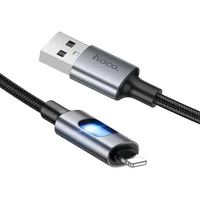 Дата кабель Hoco U144 New USB to Lightning 2.4A (1.2m) Black