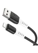 Дата кабель Hoco X82 Silicone USB to Lightning 2.4A (1m) Black