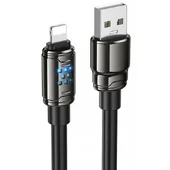 Дата кабель Hoco U143 Joy USB to Lightning 2.4A (1.2m) Black