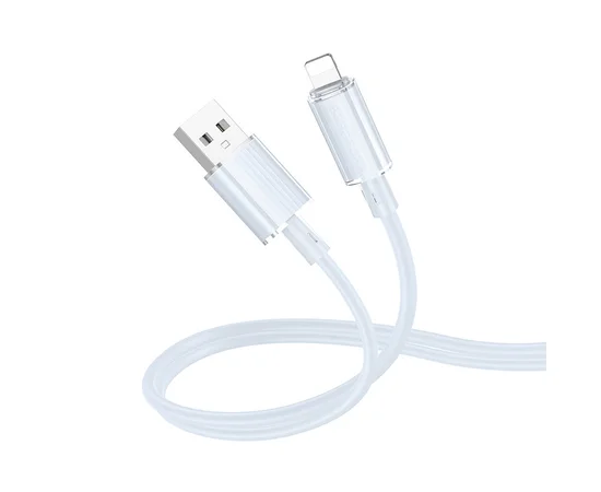 Дата кабель Borofone BX112 Lemon USB to Lightning 2.4A (1m) Blue