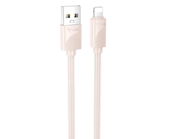 Дата кабель Hoco X114 Energy USB to Lightning 2.4A (1m) Pink