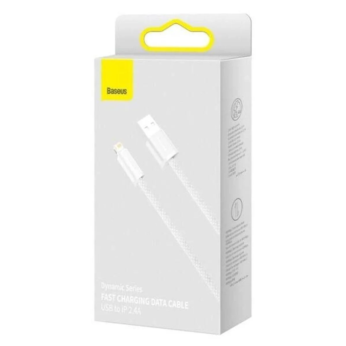 Дата кабель Baseus Dynamic Series USB to Lightning 2.4A (2m) (CALD00050) White