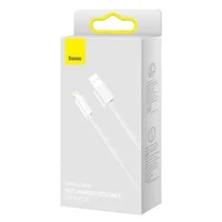Дата кабель Baseus Dynamic Series USB to Lightning 2.4A (2m) (CALD00050) White