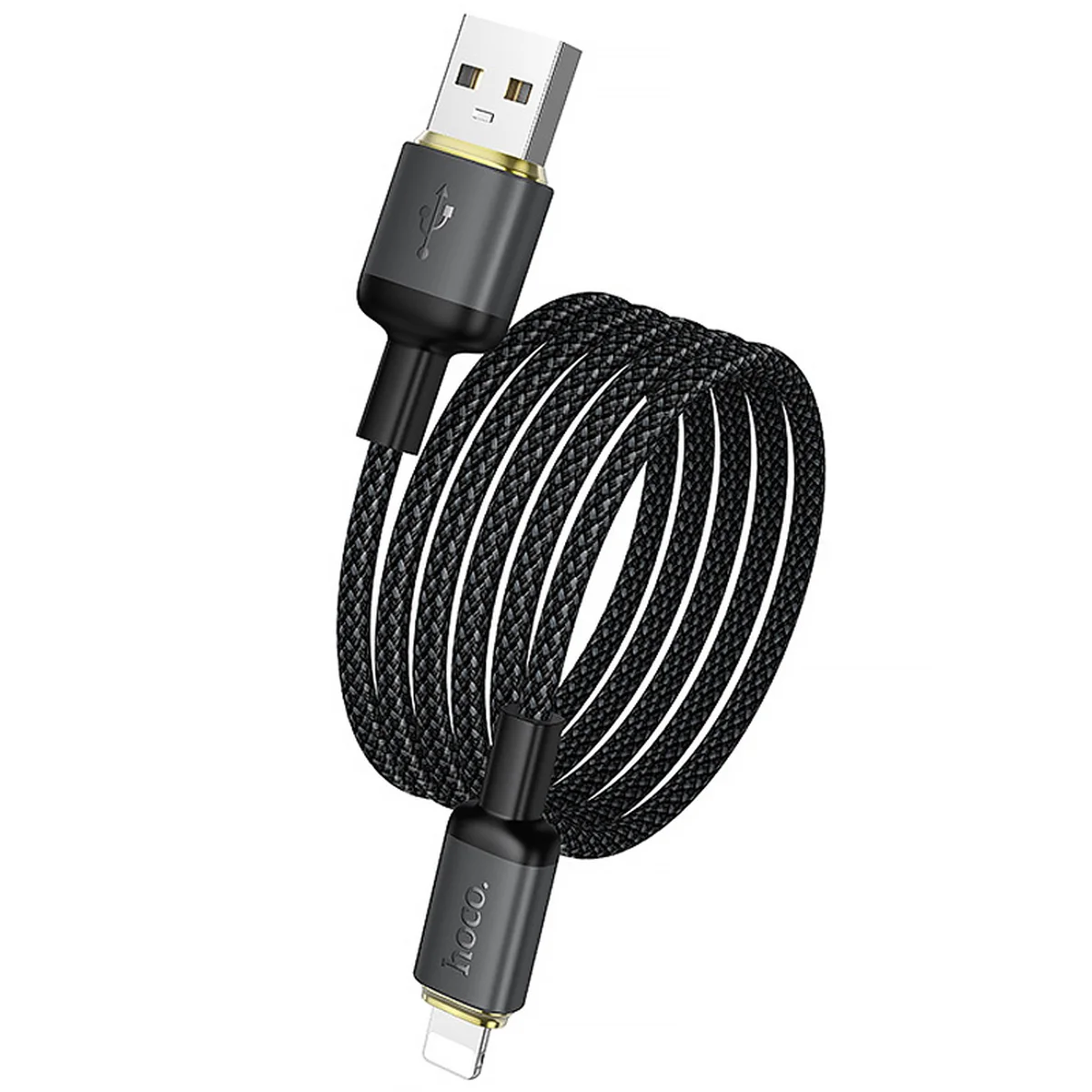 Дата кабель Hoco X128 Benefit USB to Lightning 12W (1m) Black