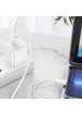 Дата кабель Hoco X96 Hyper USB to Lightning 12W (0.25m) White
