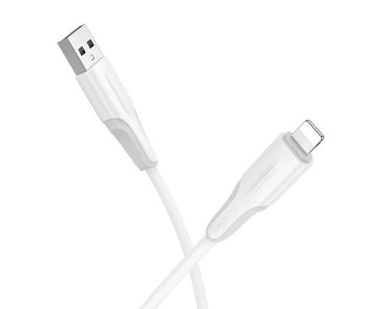 Дата кабель Borofone BX119 New USB to Lightning 2.4A (1m) White