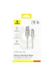 Дата кабель Baseus Titanium Alloy Fast Charging USB to Lightning 2.4A (1m) (P10378102) Galaxy Titanium Gold
