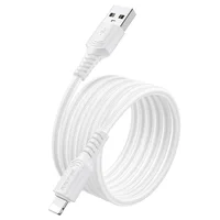 Дата кабель Borofone BX116 Certain USB to Lightning 2.4A (1m) White