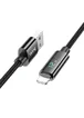 Дата кабель Hoco U125 Benefit 2.4A USB to Lightning (1.2m) Black