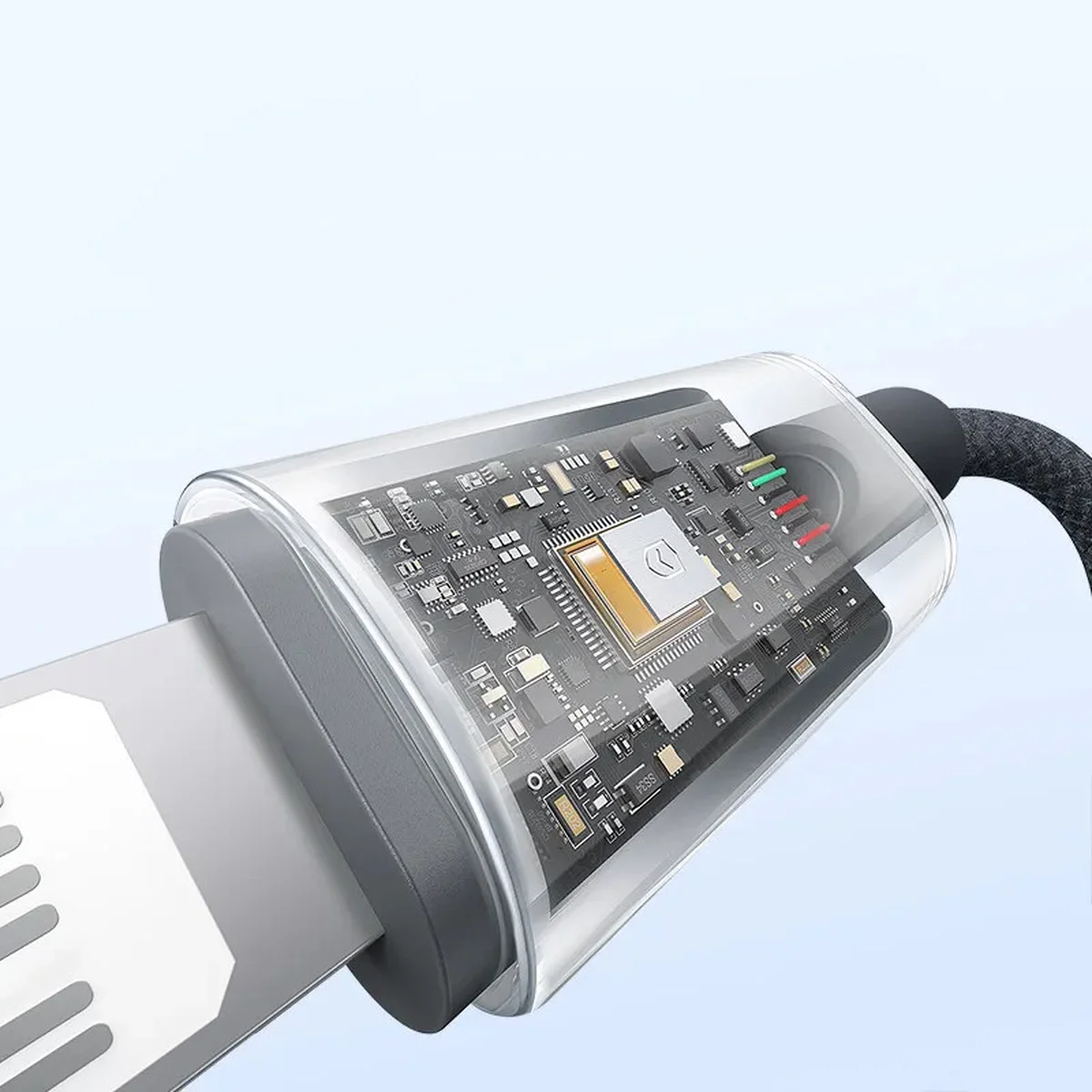 Дата кабель Baseus Discolor Series Fast Charging USB to Lightning 2.4A (1m) (P10374900) Cluster Black