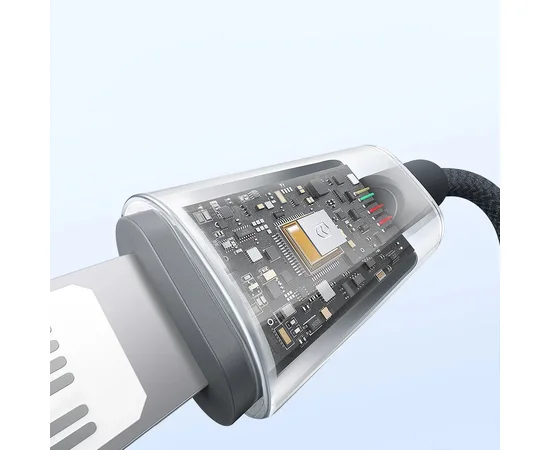 Дата кабель Baseus Discolor Series Fast Charging USB to Lightning 2.4A (1m) (P10374900) Cluster Black