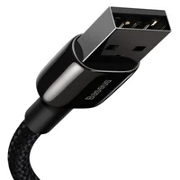 Дата кабель Baseus Tungsten Gold USB to Lightning Cable 2.4A (2m) (CALWJ-A0) Black