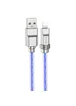 Дата кабель Hoco U113 Solid 2.4A USB to Lightning (1m) Blue