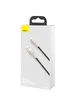 Дата кабель Baseus Cafule Series Metal USB to Lightning 2.4A (0.25m) (CALJK-0) Black