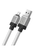 Дата кабель Baseus CoolPlay Series USB to Lightning 2.4A (1m) (CAKW00040) White