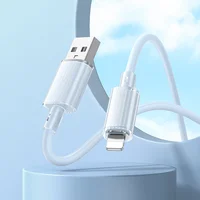 Дата кабель Borofone BX112 Lemon USB to Lightning 2.4A (1m) Blue