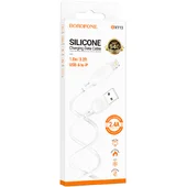Дата кабель Borofone BX113 Lenny USB to Lightning 2.4A (1m) White