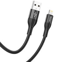 Дата кабель Hoco X72 Creator silicone USB to Lightning (1m) Black