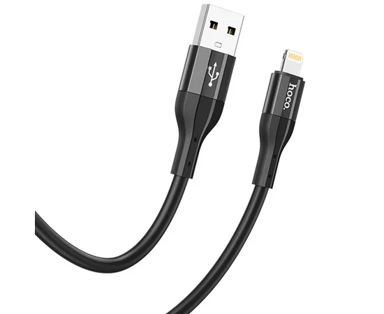 Дата кабель Hoco X72 Creator silicone USB to Lightning (1m) Black