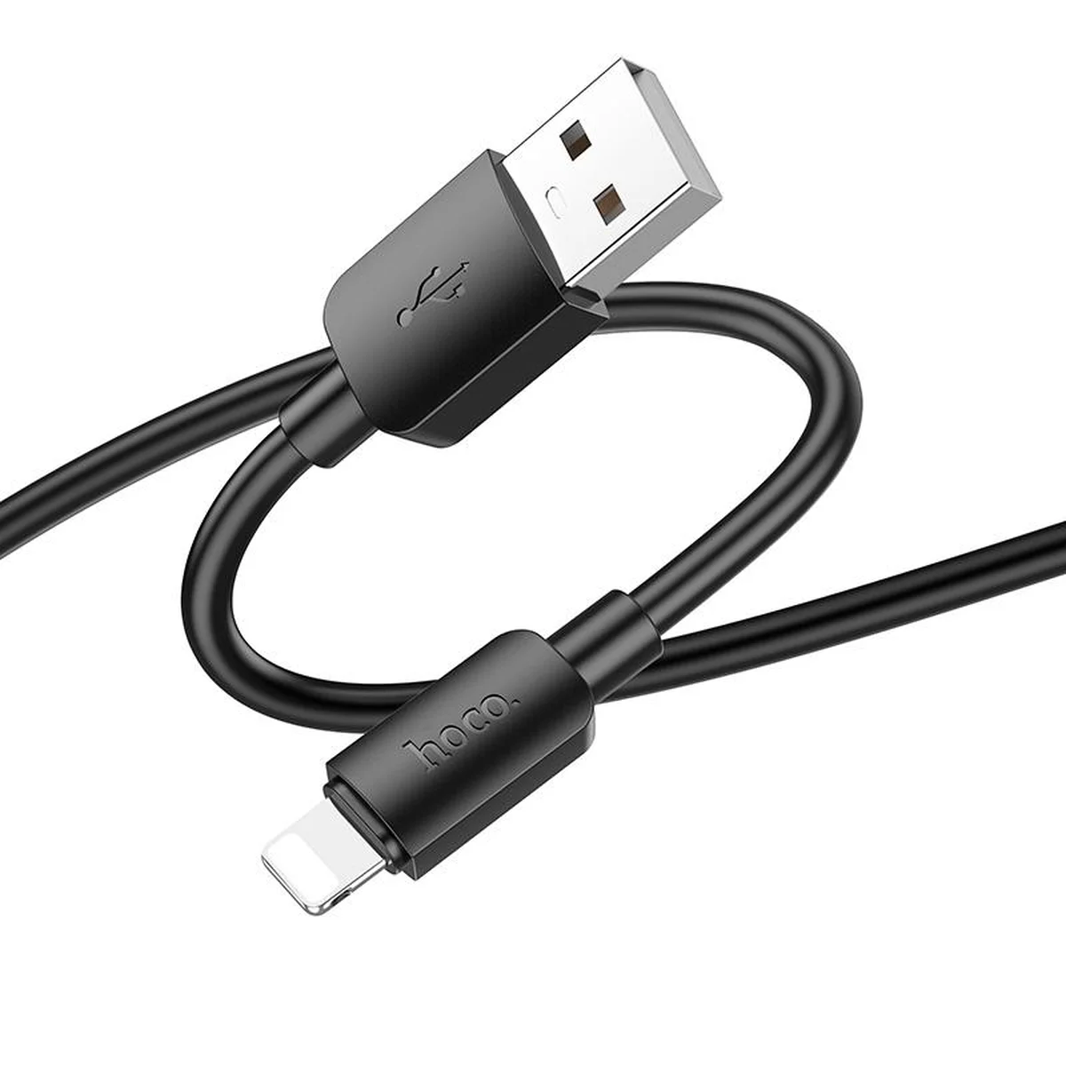 Дата кабель Hoco X96 Hyper USB to Lightning 2.4A (1m) Black