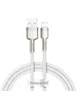 Дата кабель Baseus Cafule Series Metal USB to Lightning 2.4A (1m) (CALJK-A0) White