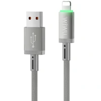 Дата кабель WIWU C081 Maglink USB to Lightning 12W (1m) Grey