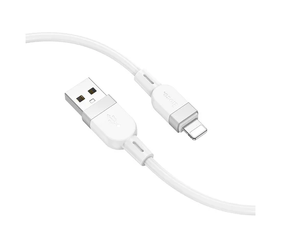 Дата кабель Hoco X109 Energy silicone USB to Lightning (1m) White