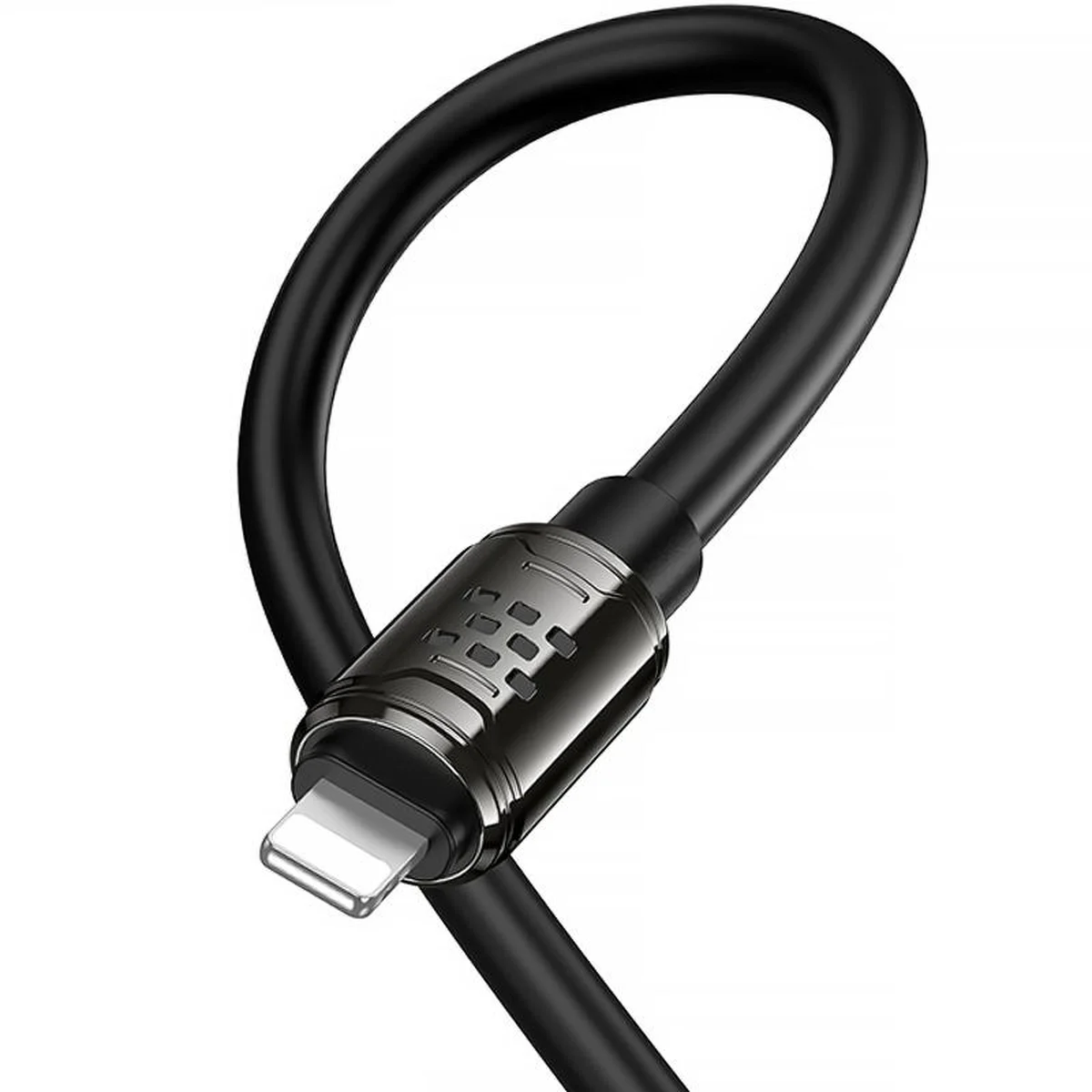 Дата кабель Hoco U143 Joy USB to Lightning 2.4A (1.2m) Black