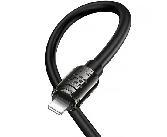 Дата кабель Hoco U143 Joy USB to Lightning 2.4A (1.2m) Black
