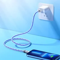 Дата кабель Hoco U113 Solid 2.4A USB to Lightning (1m) Blue