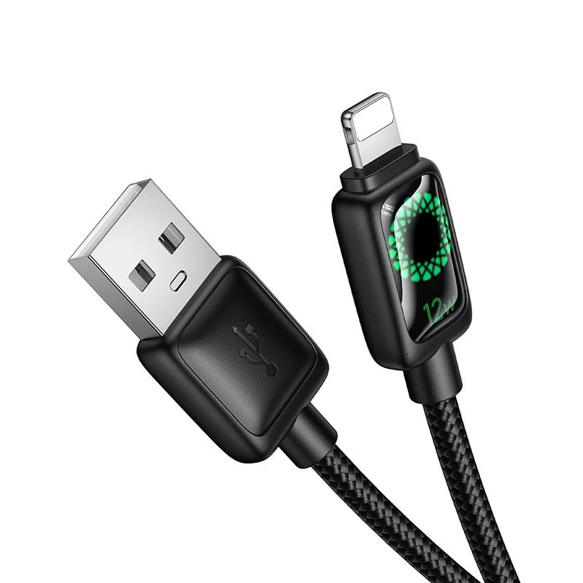 Дата кабель Hoco U146 Mundo USB to Lightning 12W (1.2m) Black