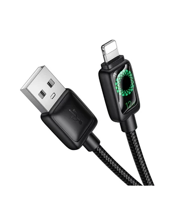 Дата кабель Hoco U146 Mundo USB to Lightning 12W (1.2m) Black Дата кабель Hoco U146 Mundo USB to Lightning 12W (1.2m) Black