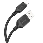 Дата кабель Hoco X90 Cool silicone USB to Lightning (1m) Black