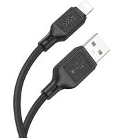 Дата кабель Hoco X90 Cool silicone USB to Lightning (1m) Black