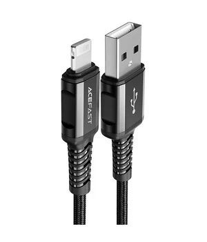Дата кабель Acefast C1-02 USB to Lightning 2.4A (1.2m) Black